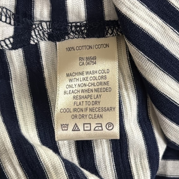 Tommy Bahama Relax Breton Stripe Dress Coastline Navy - Picture 5 of 9